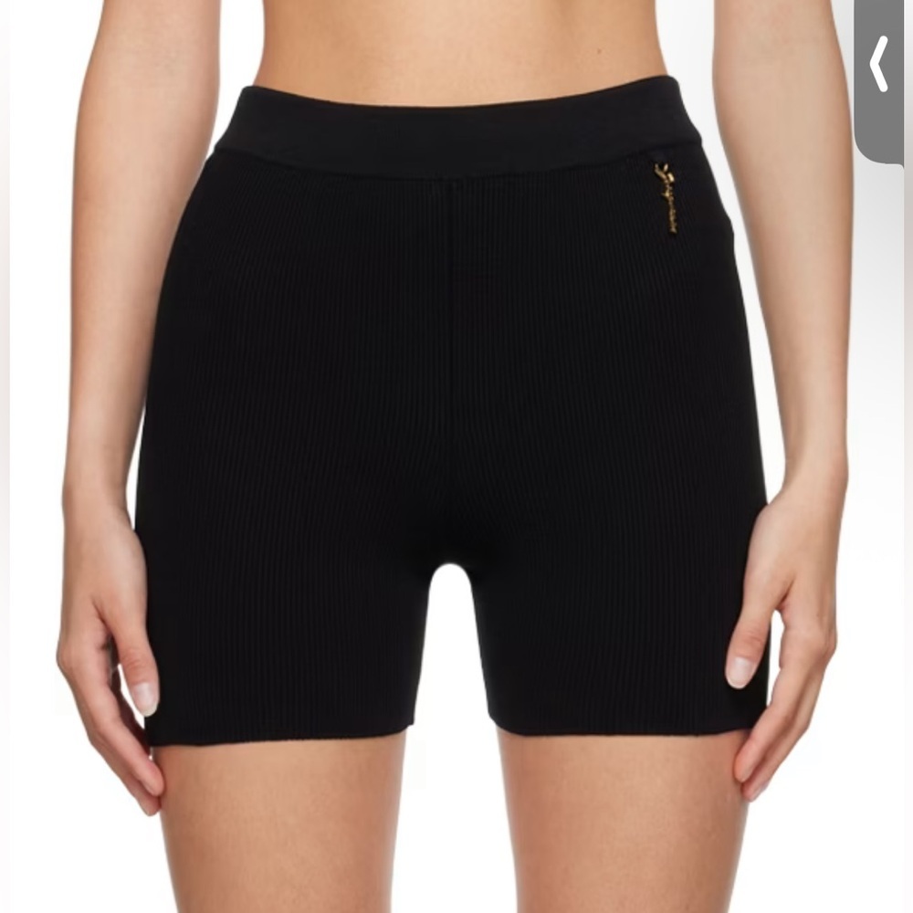 Jacquemus Black Bike Shorts High-Rise Athletic Fit! NWOT
